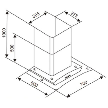 ban ve ky thuat may hut mui canzy cz 70ts