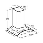 ban ve ky thuat may hut mui cata cn glass 600