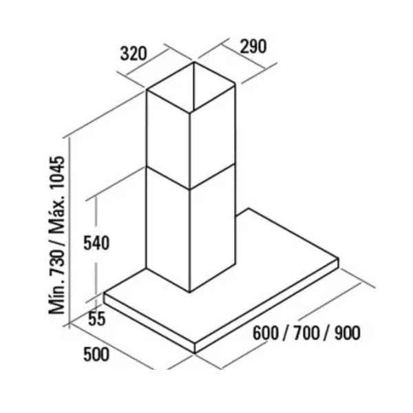 ban ve ky thuat may hut mui cata s plus 600