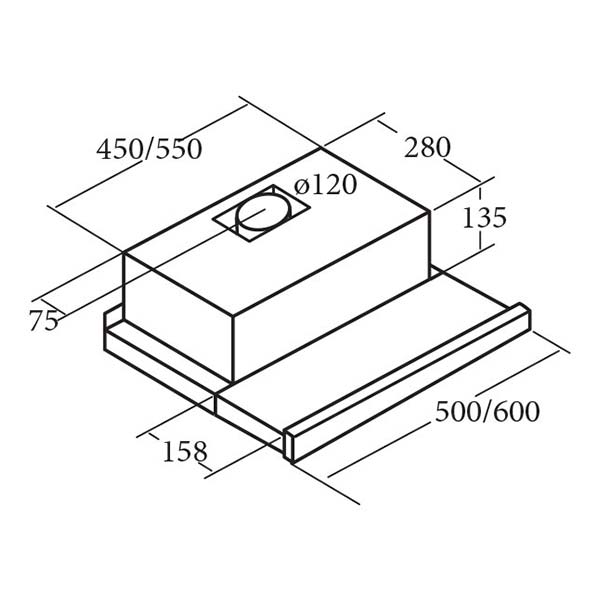 ban ve ky thuat may hut mui cata tf 5260 600
