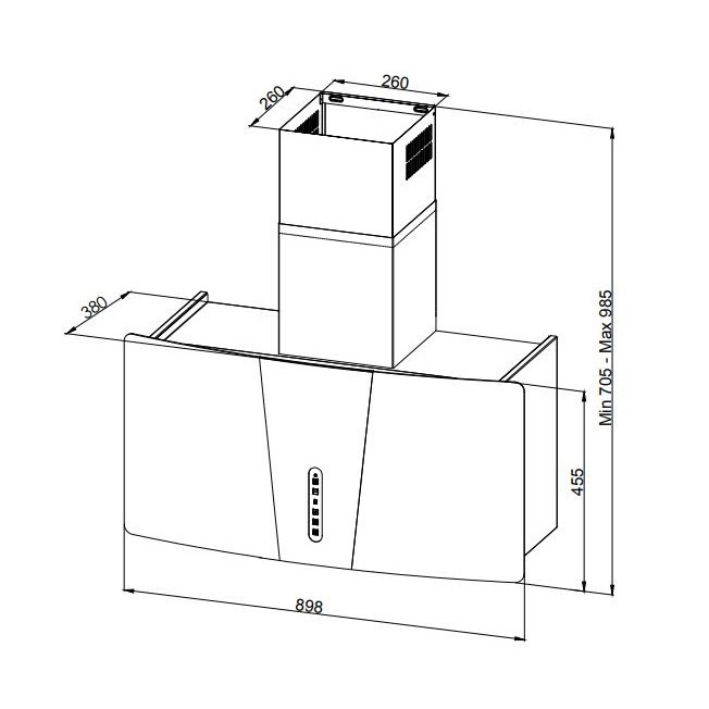 ban ve ky thuat may hut mui chefs eh narsis90t