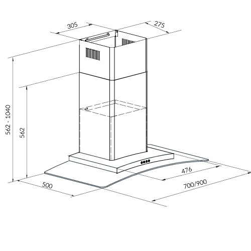ban ve ky thuat may hut mui eurosun eh 70af81