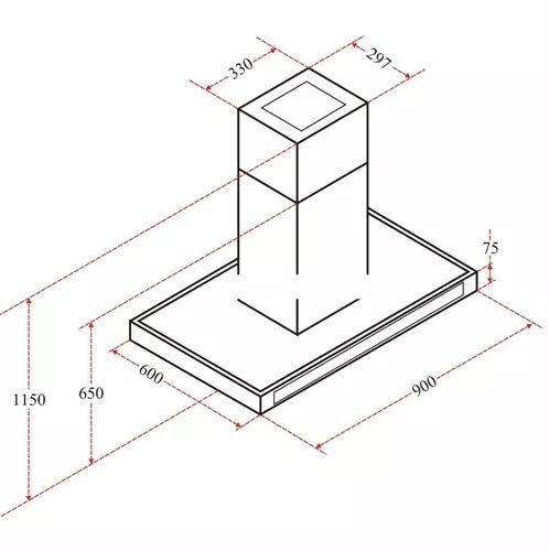 ban ve ky thuat may hut mui eurosun eh 90il91
