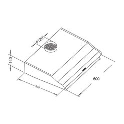 ban ve ky thuat may hut mui fandi fd 605s