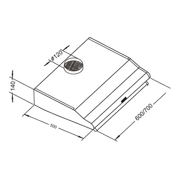 ban ve ky thuat may hut mui faster fs 0470s