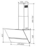 ban ve ky thuat may hut mui faster fs 3688ss 90