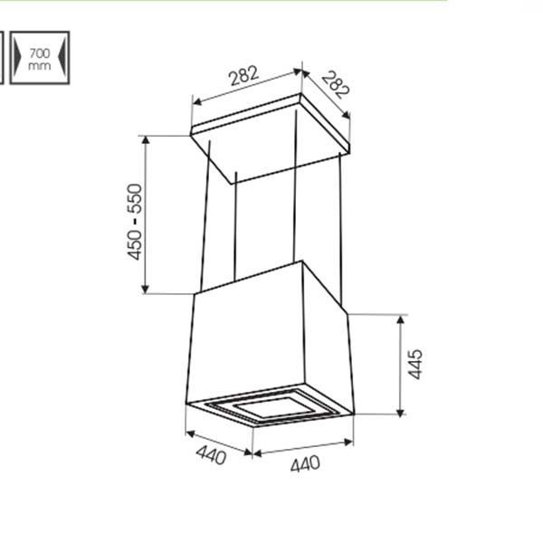 ban ve ky thuat may hut mui faster fs 7017b