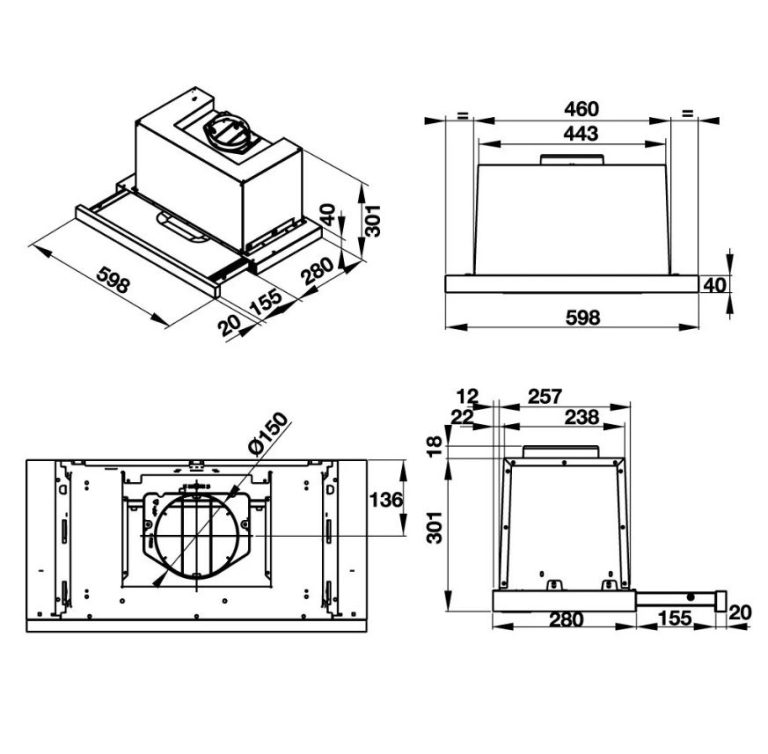 ban ve ky thuat may hut mui hafele hh tg60e 53981073