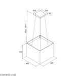 ban ve ky thuat may hut mui malloca concrete k 400