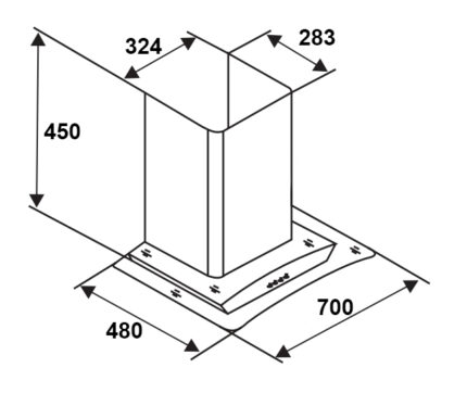 ban ve ky thuat may hut mui sevilla sv 070 70cm kinh cong