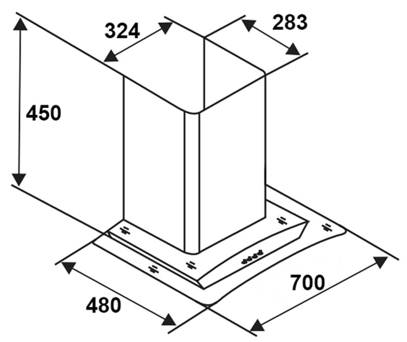 Bản-vẽ-kỹ-thuật-Máy-hút-mùi-SEVILLA-SV-321-60cm-70cm-kính-cong