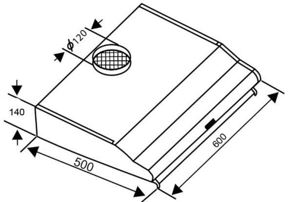 ban ve ky thuat may hut mui sevilla sv 60 inox 60cm co dien