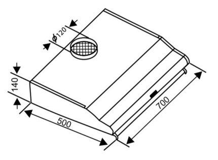 ban ve ky thuat may hut mui sevilla sv 70 inox 70cm co dien
