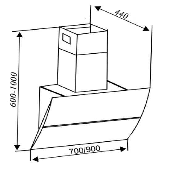 ban ve ky thuat may hut mui sevilla sv 70 k1