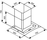ban ve ky thuat may hut mui sevilla sv 870 70cm kinh cong