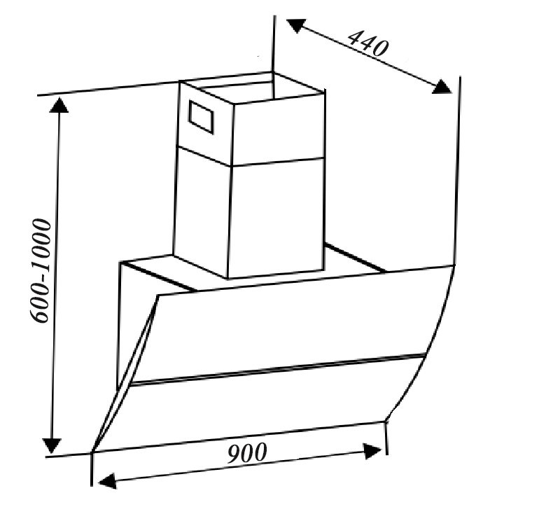 ban ve ky thuat may hut mui sevilla sv 90 k1