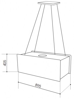 Bản vẽ kỹ thuật Máy hút mùi SPELIER SP-190 90cm độc lập