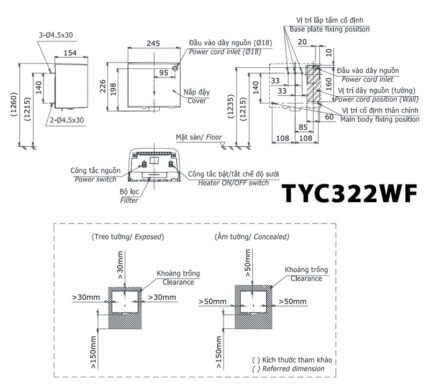 ban ve ky thuat may say tay toto tyc322wf