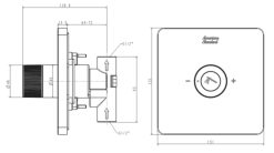 ban ve ky thuat nut dieu chinh sen am tuong american standard ffas0925 easyset