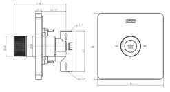 ban ve ky thuat nut dieu chinh sen am tuong american standard ffas0926 easyset
