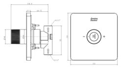 ban ve ky thuat nut dieu chinh sen am tuong american standard ffas0927 easyset