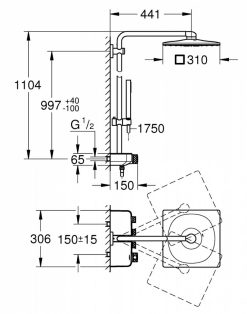 ban ve ky thuat sen tam thong minh grohe smartcontrol 26508000
