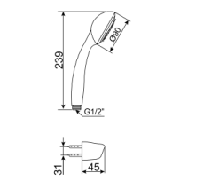 ban ve ky thuat tay sen tam american standard 1511 hs 2