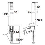 ban ve ky thuat tay sen tam american standard wf s508w duostix