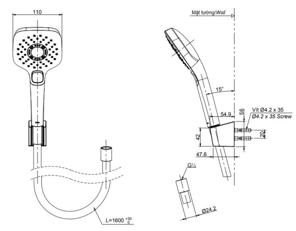 ban ve ky thuat tay sen toto tbw02006a massage 3 che do 2