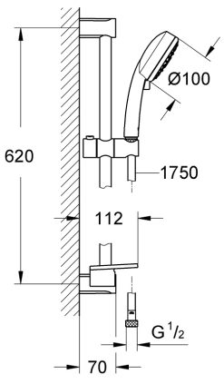 ban ve ky thuat tay va thanh truot sen tam grohe 27577001 new tempesta cosmo