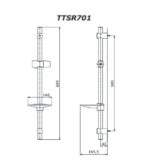 ban ve ky thuat thanh truot sen tam toto ttsr701