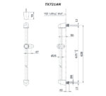 ban ve ky thuat thanh truot sen tam toto tx721an