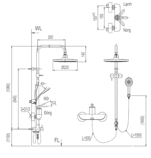 ban ve ky thuat voi cay sen tam inax bfv 41s