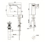 ban ve ky thuat voi chau lavabo american standard wf 0801 dong la moda nong lanh