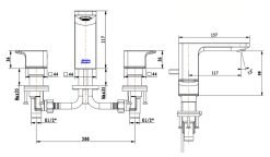 ban ve ky thuat voi chau lavabo american standard wf 1303 acacia evolution 3 lo nong lanh