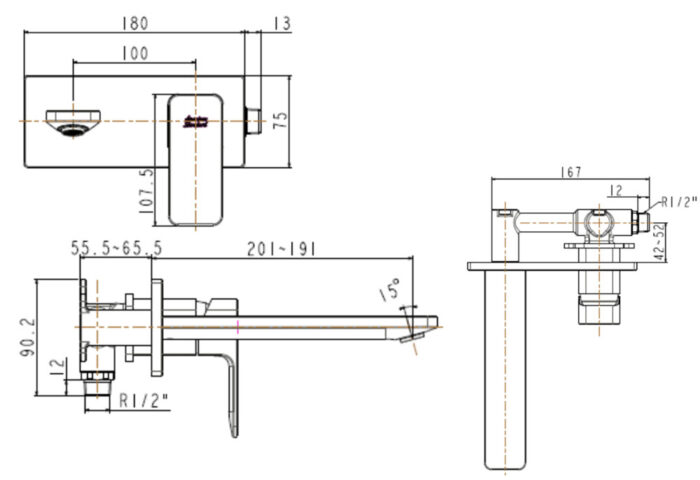 ban ve ky thuat voi chau lavabo american standard wf 1304 dong acacia evolution gan tuong nong lanh