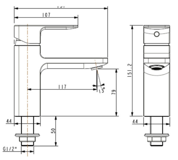 ban ve ky thuat voi chau lavabo american standard wf 1306 acacia evolution nong lanh