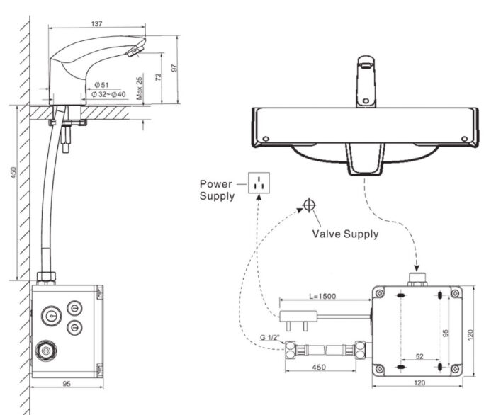 ban ve ky thuat voi chau lavabo american standard wf 8611 entry ac cam ung lanh dien