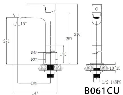 ban ve ky thuat voi chau lavabo caesar b061cu co cao lanh