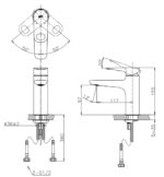 ban ve ky thuat voi chau lavabo inax lfv 652sh nong lanh 1 lo co cao