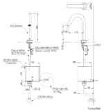 ban ve ky thuat voi chau lavabo toto tle26007a cam ung gan banchau