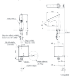 ban ve ky thuat voi chau lavabo toto tle27002a cam ung gan banchau