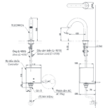 ban ve ky thuat voi chau lavabo toto tle29002a cam ung gan banchau