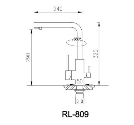 ban ve ky thuat voi chau rua bat roslerer rl 809