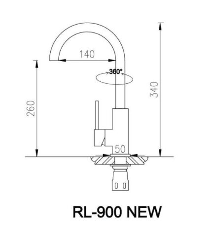 ban ve ky thuat voi chau rua bat roslerer rl 900