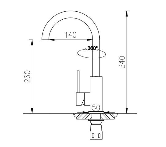ban ve ky thuat voi chau rua bat roslerer rl 901