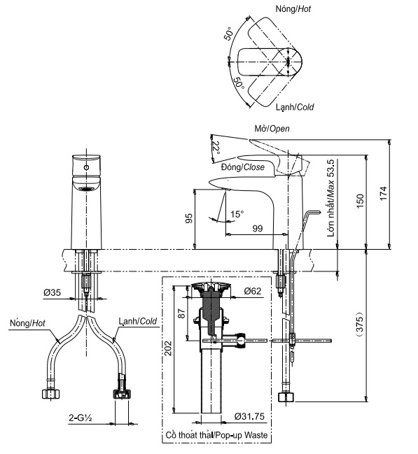 ban ve ky thuat voi nuoc toto nong lanh tlg04301v