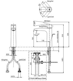 ban ve ky thuat voi nuoc toto nong lanh tlg04304v