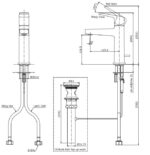 ban ve ky thuat voi nuoc toto nong lanh tlg10301v