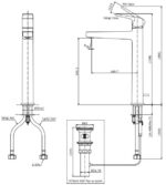 ban ve ky thuat voi nuoc toto nong lanh tlg10305v